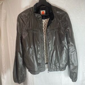 Boss Shiny green Bomber Jacket